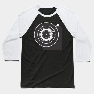 Vintage distressed DJ turntable Baseball T-Shirt